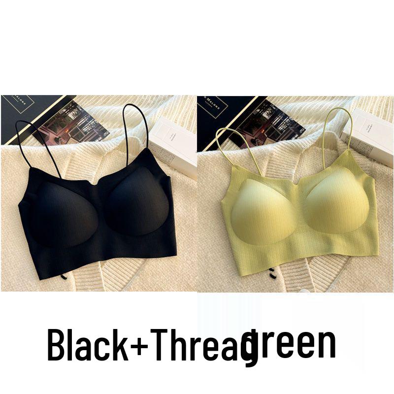 Invisible Seamless Push-Up Camisole Bandeau Bra for Small Busts