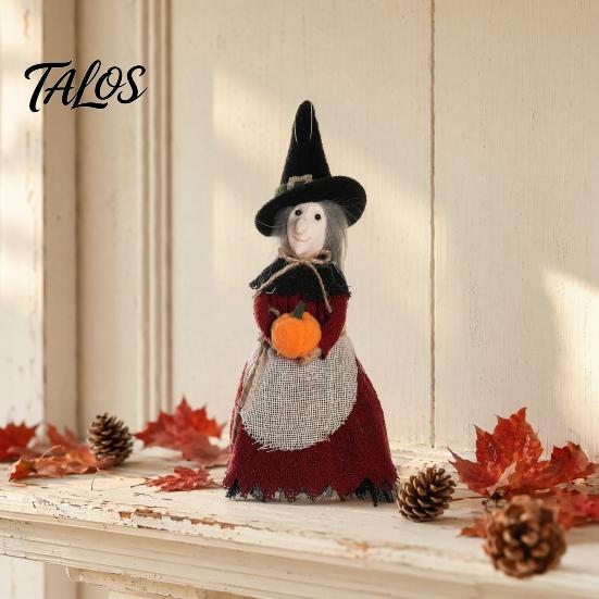 Durable Halloween Decorations Decoration, Realistic Ghost Festival Broom Indoor Witch Ornament, Festive Atmosphere Tabletop Decoration Spooky Decor