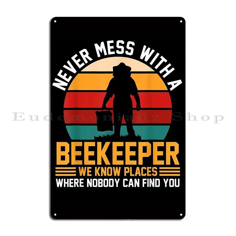 Beekepper Honey Bee Beekeeping Mylahkristian Metal Plaque Poster Wall Cave Mural Customized Garage Club Tin Sign Poster