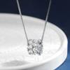 D Kleur 6cttw Moissaniet Ketting Hanger voor Vrouwen S925 Zilver 3mm Volledig Diamanten Bolvormige Halsketting Bedel Sieraden