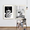 Modern Ballet Dancer Girl Pose Wall Art Canvas Nordic Posters And Prints Black White Painting Picture For Living Room Home Decor No Frame