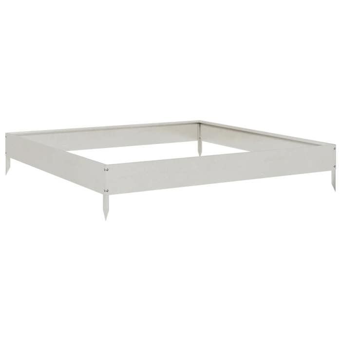 VidaXL Raised Garden Bed 100x100x18.5 Cm Stainless Steel 851014