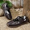 Sandali Estivi Artigianali Vintage Traforati per Donna, Scarpe Morbide da Mamma, Scarpe Casual da Donna con Velcro