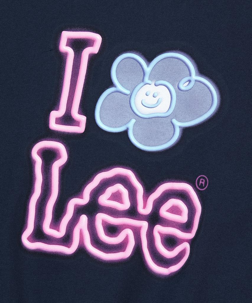 WACKY WILLY [Wacky Willy X Lee] Women'S I-Lil-Lil-Lil Graphic Crop Sweatshirt Navy