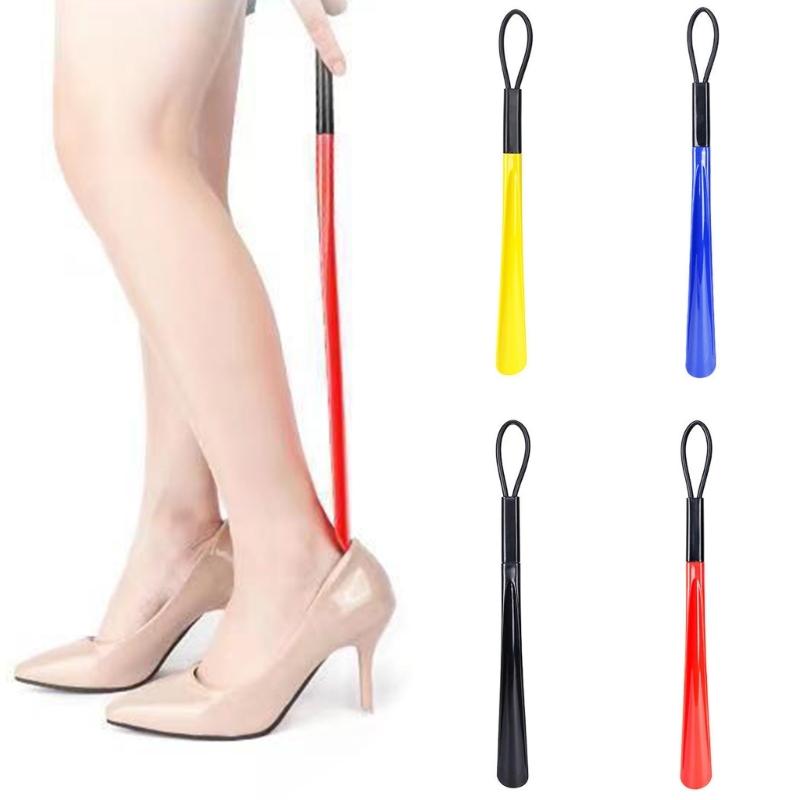 Portable Shoehorn Long ABS Shoehorn with Ergonomic Handle Shoe Horn Shoe Lifter for Various Boot Shoe Sneakers Heels
