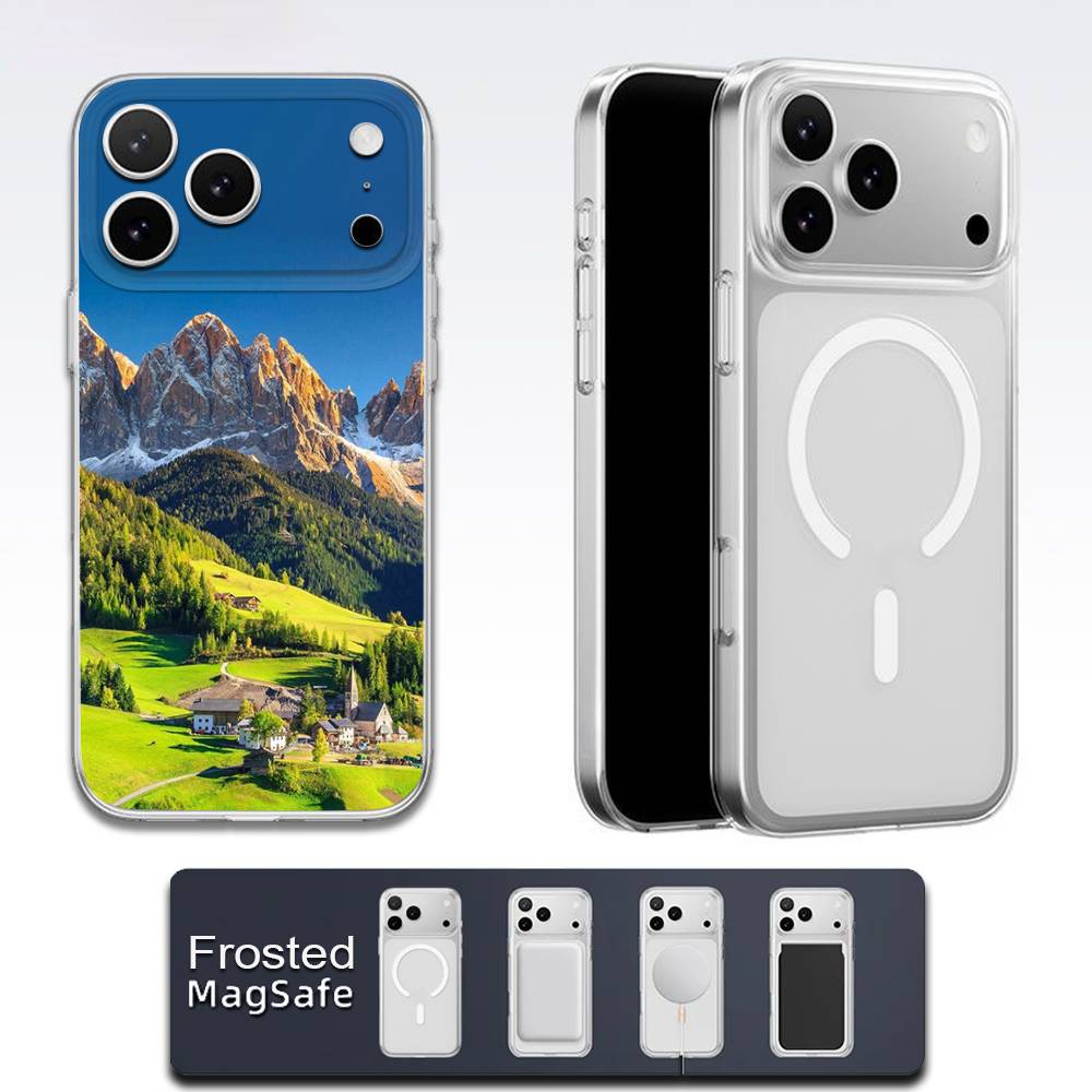 

Чехол для телефона с изображением пейзажей Швейцарских Альп для iPhone 17,16,15,14,13,12,11,Pro,Max,Plus,E,Air,Mini Magsafe Прозрачный iPhone13mini