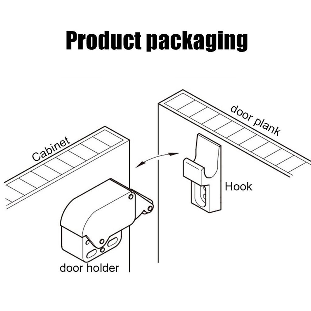 Loft Doors Cabinet Door Trunk Lock Rebound Self-priming