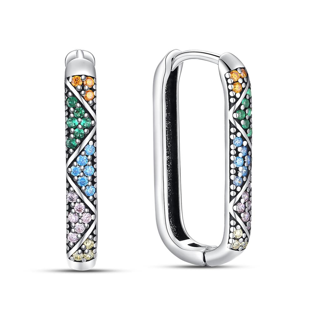 Copper Plated Woman Hoop Earring Original Pendientes Luxury Jewelry Gift