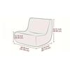 Lazy Sofa Cover Elastic Milk Silk Caterpillar Sofa Cover Relaxing Sofa Slipcovers All Inclusive Lounge Couch Protective Case