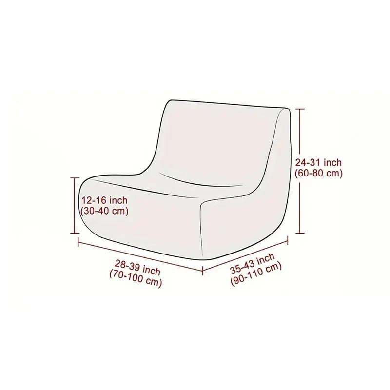 Lazy Sofa Cover Elastic Milk Silk Caterpillar Sofa Cover Relaxing Sofa Slipcovers All Inclusive Lounge Couch Protective Case