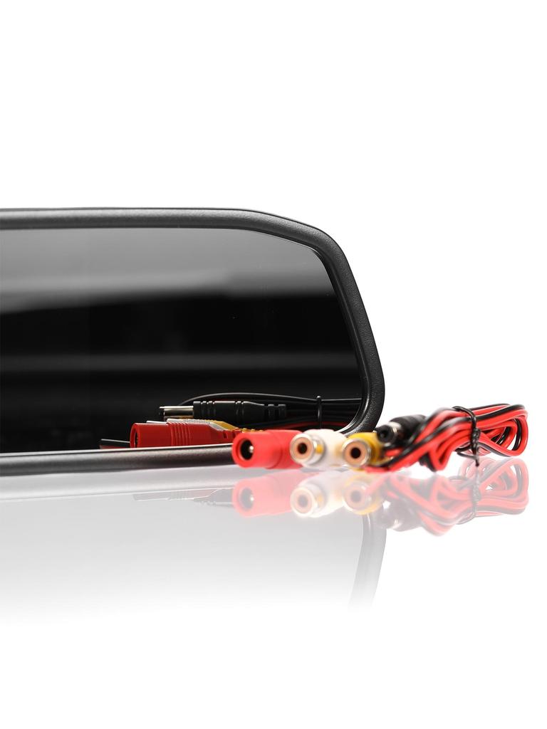 Dawei AHD 4.3-inch Car Video Monitor Rearview Mirror LCD Screen Universal Installation 12V-24V