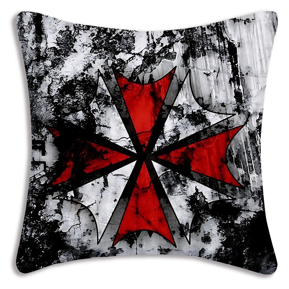 Movie ResidentS Evil Umbrellas Pillow Covers Cartoon Sofa Decorative Home Double-sided Printing Short Plush Cute Cushion Cover