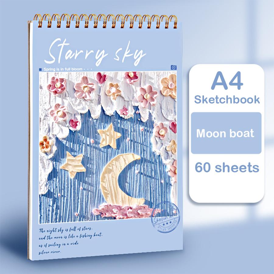 A4 Sketch Book Drawing Book Thickened Coil Drawing Paper Drawing Art Book Drawing Book Sketchbooks