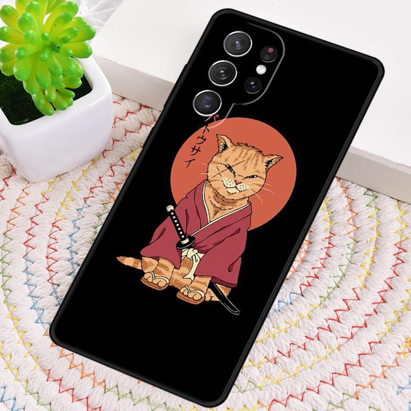 Japanese Style Tiger Cat Shiba Inu soft Phone Case For Samsung Galaxy note 10 pro S26 S25 S24 S23 S22 S21 Plus Ultra Cover