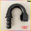 Fitinguri Universale de Capăt de Furtun cu Împingere Combustibil Ulei 0 45 90 180 Grade Furtun Răcire Adaptor de Conexiune AN4 AN6 AN8 AN10 AN12