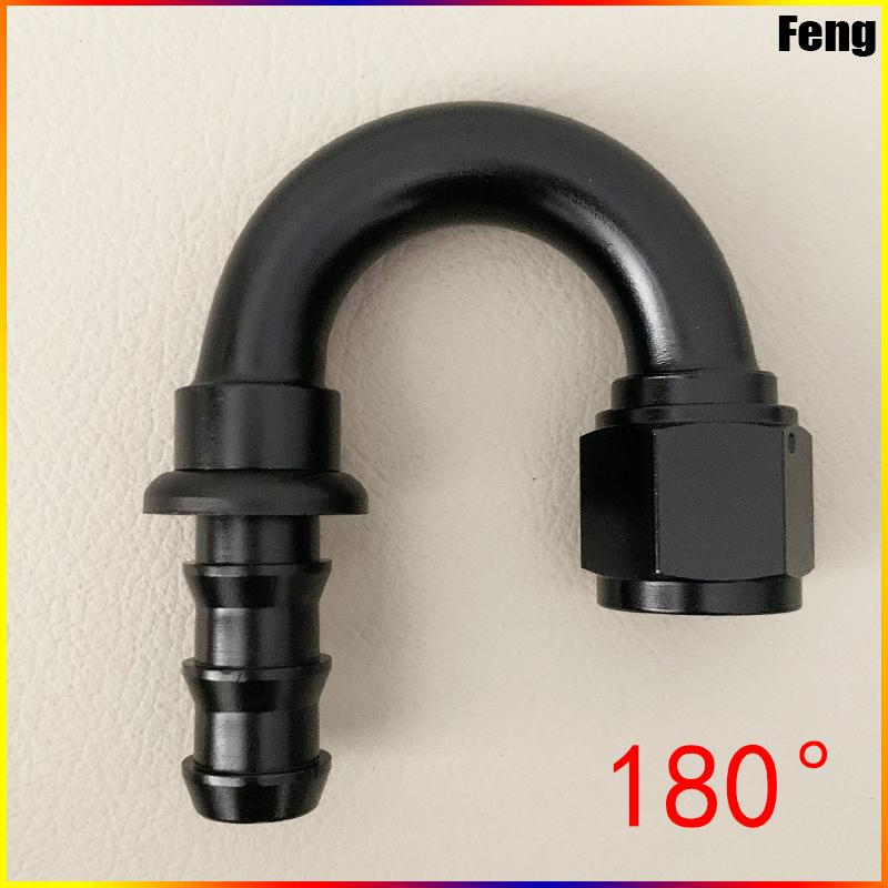 Fitinguri Universale de Capăt de Furtun cu Împingere Combustibil Ulei 0 45 90 180 Grade Furtun Răcire Adaptor de Conexiune AN4 AN6 AN8 AN10 AN12