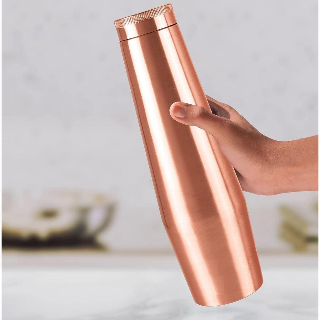 Copper Crown 1100 Bottle, 1090 ml,100% Pure Copper, BPA Free Water Bottle, Leak Proof, Office Bottle, Boosts Immunity