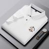 STORN Designer Brand Short Sleeve Polo Shirt Summer Best-selling Pony Letter Embroidered Solid Color Business Casual Men Lapel T-shirt