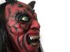 VICHE CATT Red Oni Mask for Halloween Parties and School Festivals (Red)