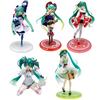 New Hatsune Miku Anime Figure Wonderland Pvc Model Action Toy Thumbelina Ver. Desktop Decoration Dolls Ornaments Collection Gif