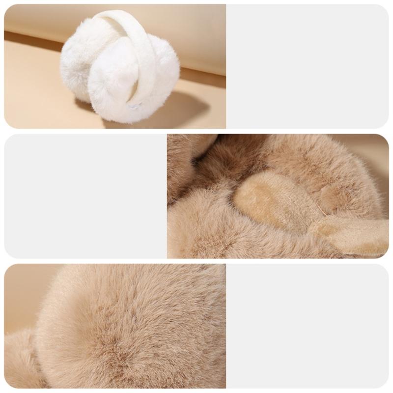 Warm Collapsible Plush Ear Warmers for Winter Outdoor Activities Keep You Warm in Cold Weather for Skiing Hiking