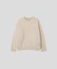 BLACK MOMENT Nature Lambswool Crew Knit [Ivory]