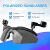 Clipped Edge On Hat Cycling Sunglasses Anti-Glare Clip-On Sunglasses  Fishing