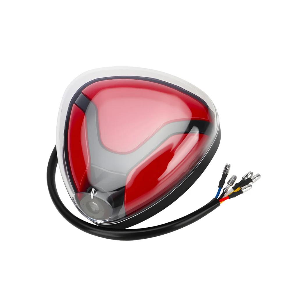 

Motorcycle LED Projection Warning Light KEEP A SAFE DISTANCE Brake Anti-Rear-End Safe Distance Ground Lamp For Electric Bike 12V червоний