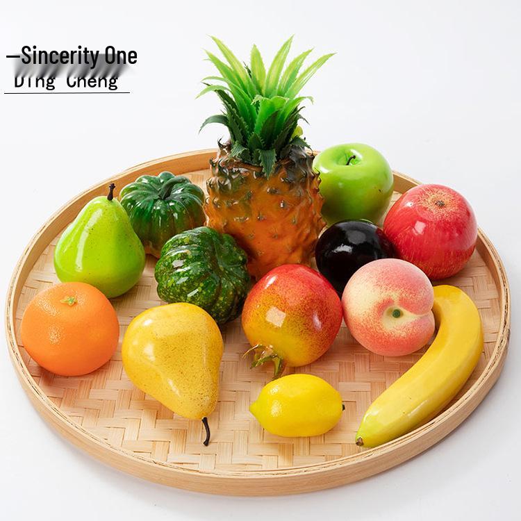 Schaumstoff Obst- und Gemüse-Modell Ornamente: Dekorative Requisiten: Banane, Apfel, Orange