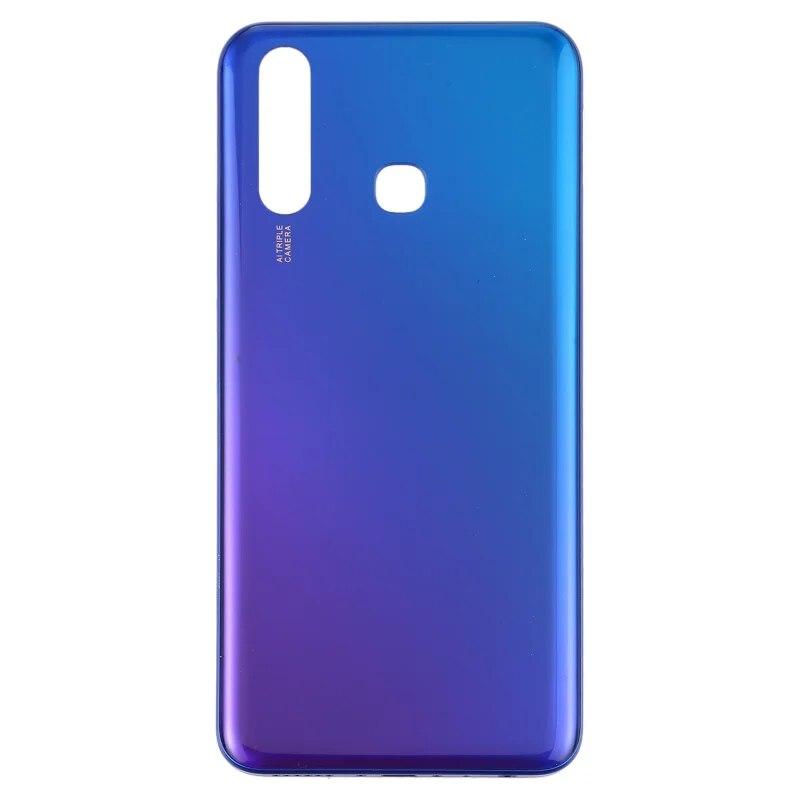 

Задняя крышка для Vivo Y5s Y19 Z5i V1934A V1934T, задняя крышка батарейного отсека, корпус задней двери, запасные части с объективом камеры Blue no lens