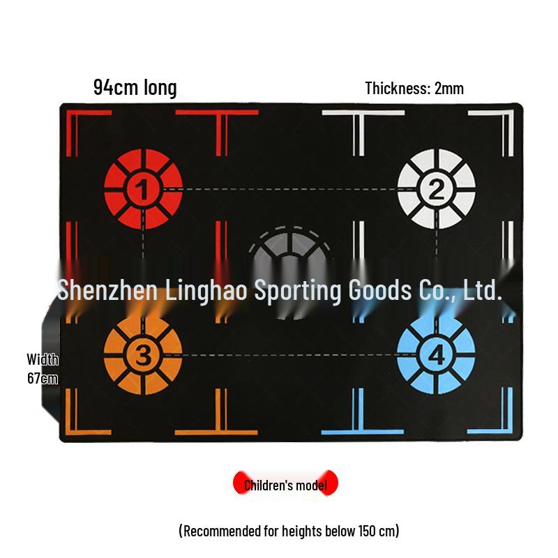 Indoor Basketball Footwork and Dribbling Training Pad for Kids and Adults - Shock Absorption & Noise Reduction