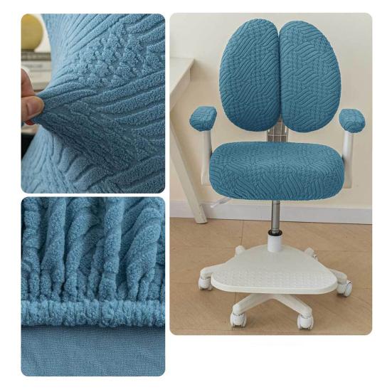 Computer Chair Cover Wear Resistant Non-Fading Thickened Universal Fabric 360-Degree Full Coverage Slipcover Chair Decoration