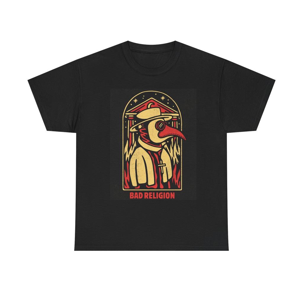 Unisex shirt Cotton Oversize Large Size New Bad Religion Graphic T Shirt Retro Merch Art Unisex Heavy Cotton Tee