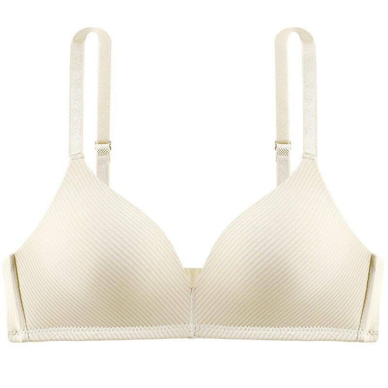 Flarixa New Fashion Women's Bra Lift Up Seamless No Trace No Steel Ring Bra Comfortable Breathable Large Size AB Cup Underwear