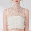 Transparent Lace Fake False Collar Elegant Detachable High Collar False Blouse  Clothes Accessories