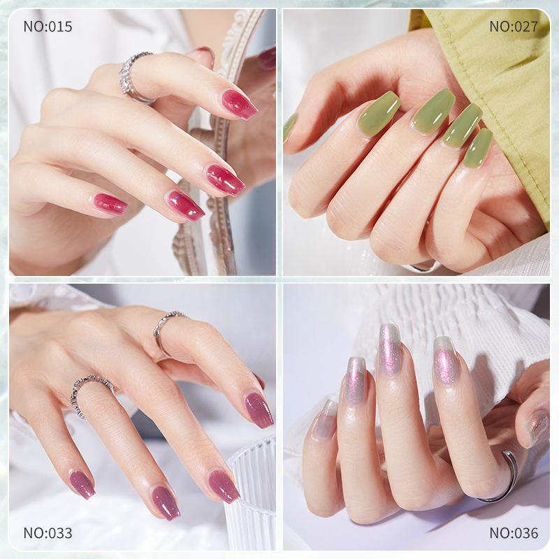 Fine Flash Aurora Fußnagellack, Weiß im Sommer, kein Einbrennen, schnell trocknender und lang anhaltender abziehbarer Nagellack, Basisöl, helles Öl