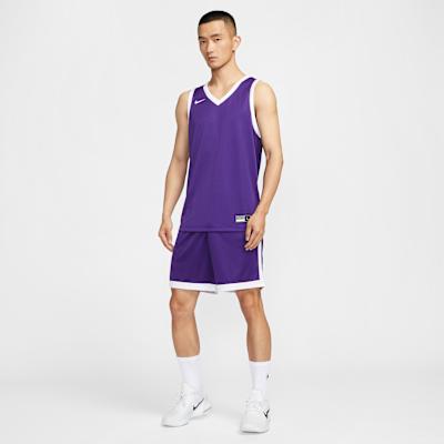 Nike Dri Fit Stock Crossover Sports Shorts Men's Garden Purple