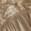 Stretchable Seersucker Sofa Cover Bubble Grid Design Washable Durable Easy Fit with Skirt Furniture Protector for Living Room