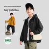 Zuoxi Children's Functional Waterproof Multi-Pocket Shell Jacket