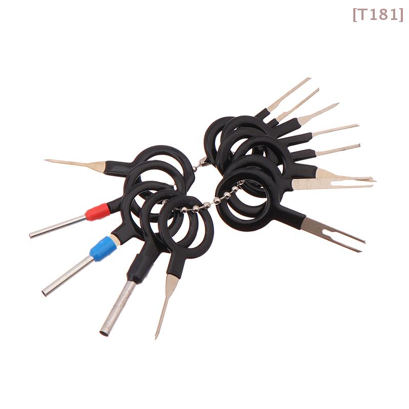 [E] Car Terminal Removal Repair Hand Tools Electrical Wiring Crimp Connector Pin Extractor Kit