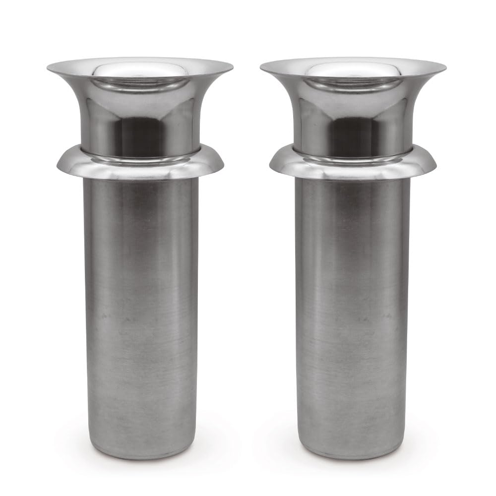 

[Grave] Stainless Steel Grave Vase, Set of 2, C-68, Upgrade to a High-Quality Vase with Just a Single Insert, ST Craft HAC-68