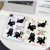 Star Black Cat Y Folding Sticker Tablet Protective Case Suitable for iPad 11 Inch iPad Pro13 with Pen Slot Anti-drop