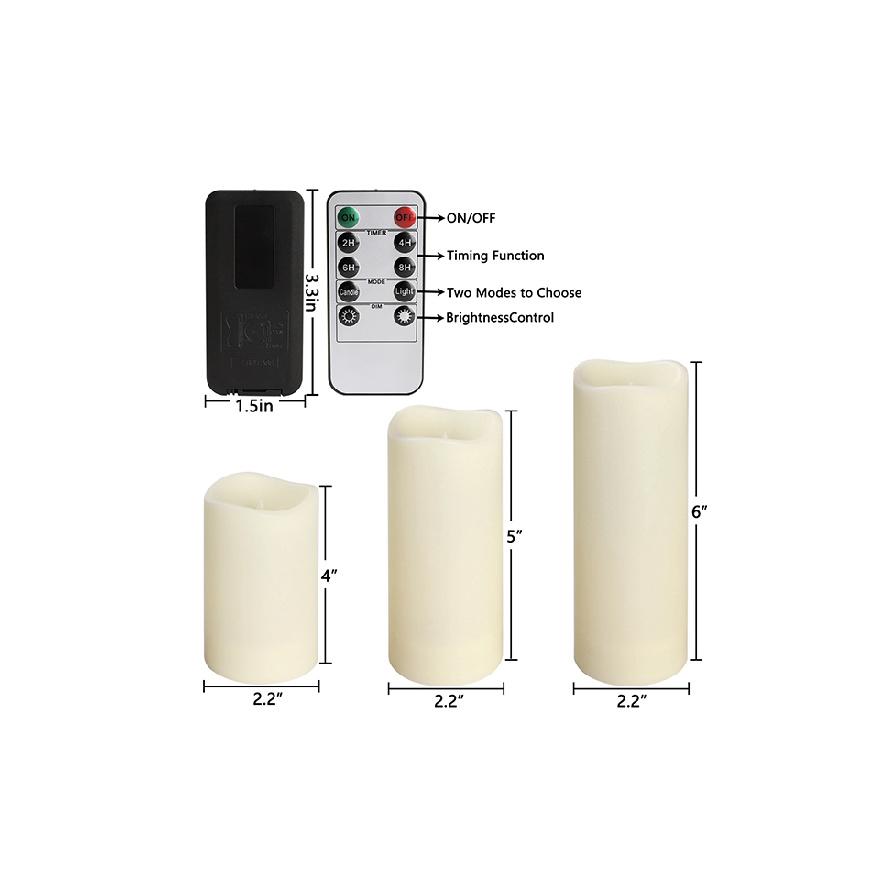 24-144 Units/Set of Waterproof Indoor Flameless LED Candle Lights Wholesale Party Supplies for Gatherings and Festivals 1