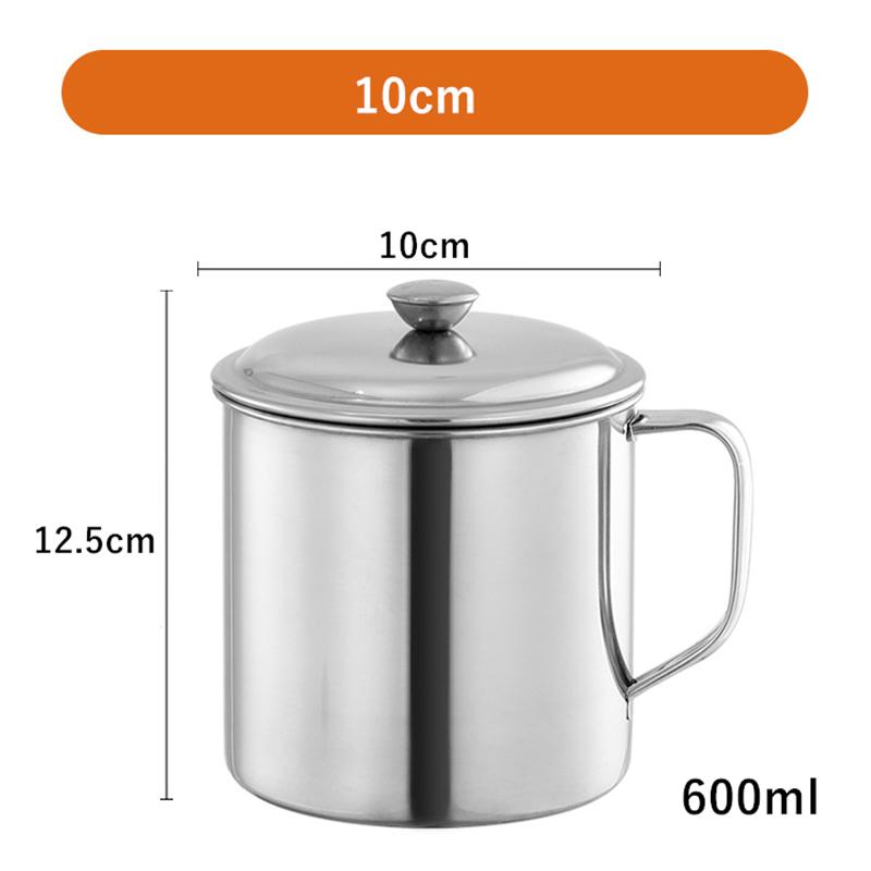 

Пивна кавова чашка з нержавіючої сталі 304, кемпінг, протиошпарювальна, чай, вода, чашка для холодних напоїв, домашній офіс, портативні чашки з кришкою 200-1100ml