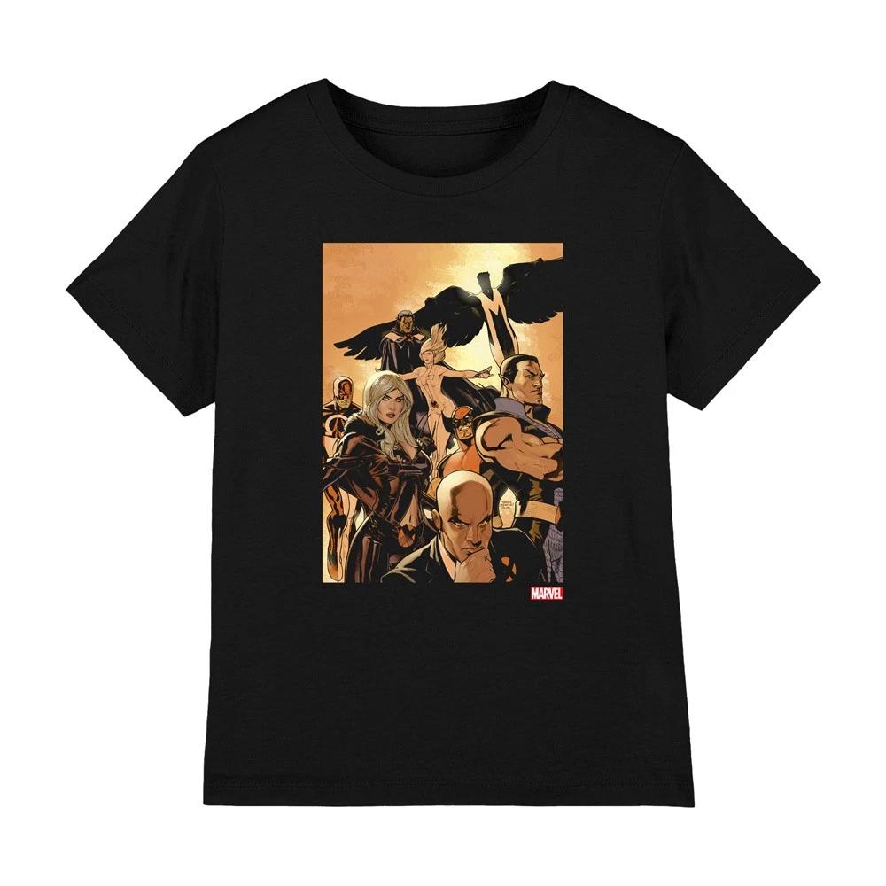 Xmen Team Cover Kids T-shirt Black 120