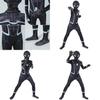 Elegante Tuta Cosplay di Spider-Man Homecoming Nera con Lavorazione Raffinata per Tutte le Età