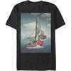 Nintendo Men's Zelda Wind Waker Link Photo-Real Ship Sail T-Shirt