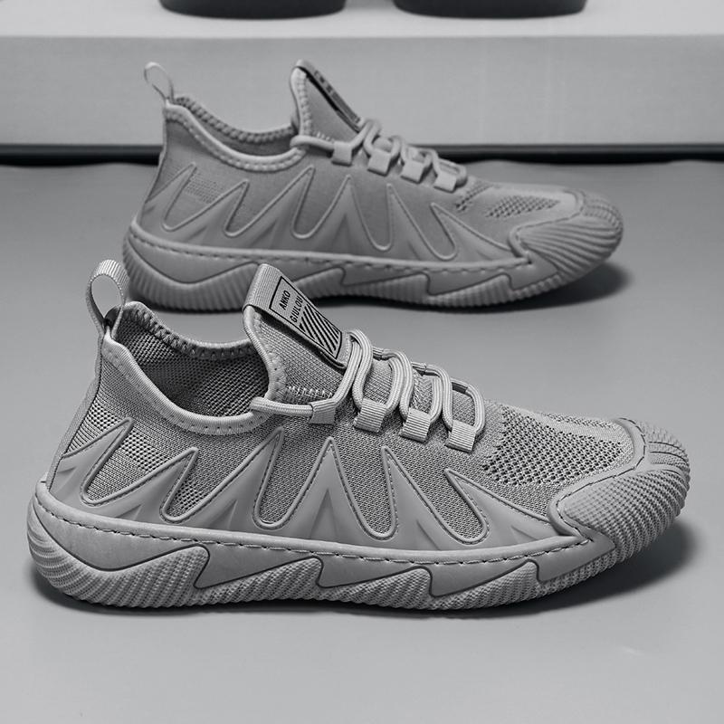 Letnie oddychające codzienne buty sportowe męskie outdoorowe lekkie komfortowe buty do biegania nowe sznurowane modne wszechstronne buty do chodzenia