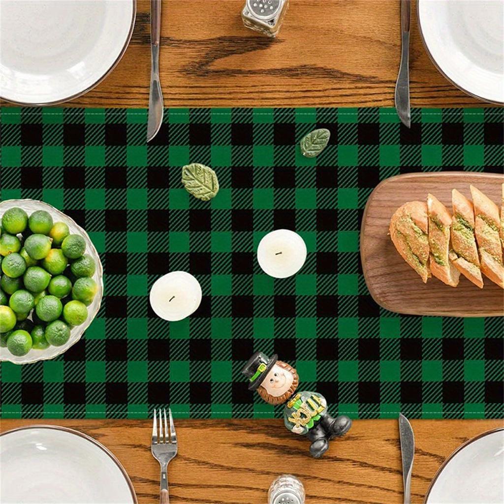 St. Paul's Green  Printed Table Banner Home Living Room Cabinet Decoration Tablecloth Mat Tea Flag Cross Border Festival Tablecloth