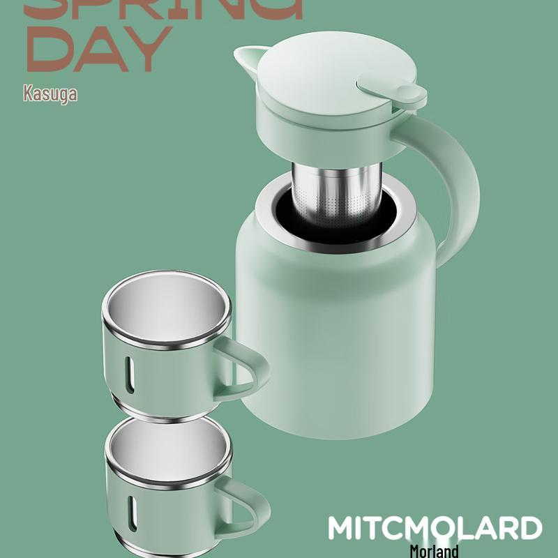 Morland 1000ml Insulated Vacuum Kettle Set